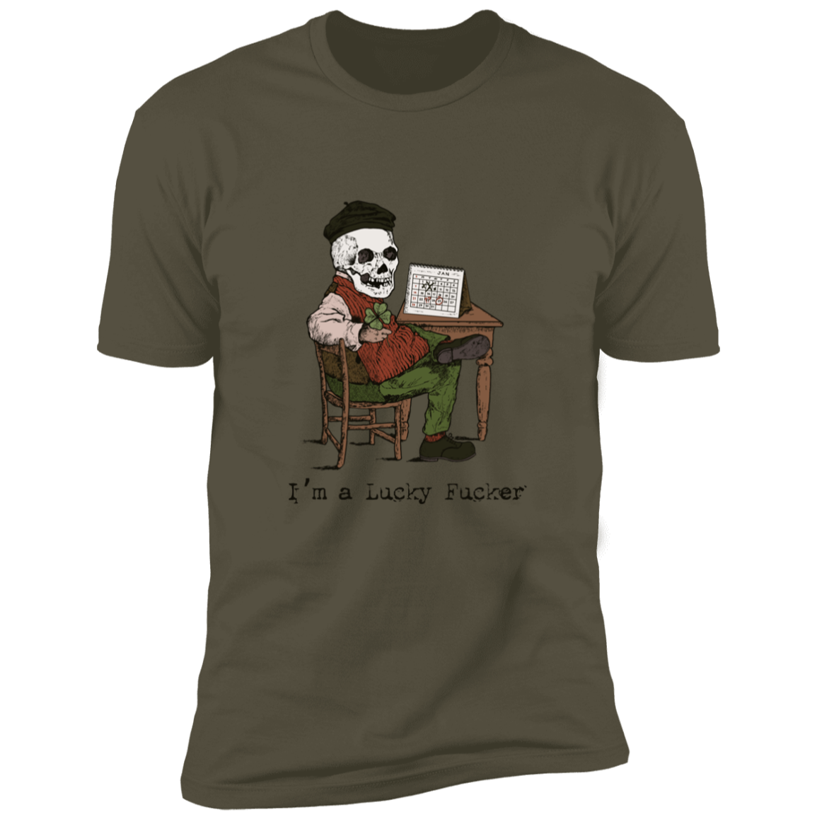 Lucky Fucker Bargain Tee - Choose from 10 colors